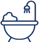 Icono de baño