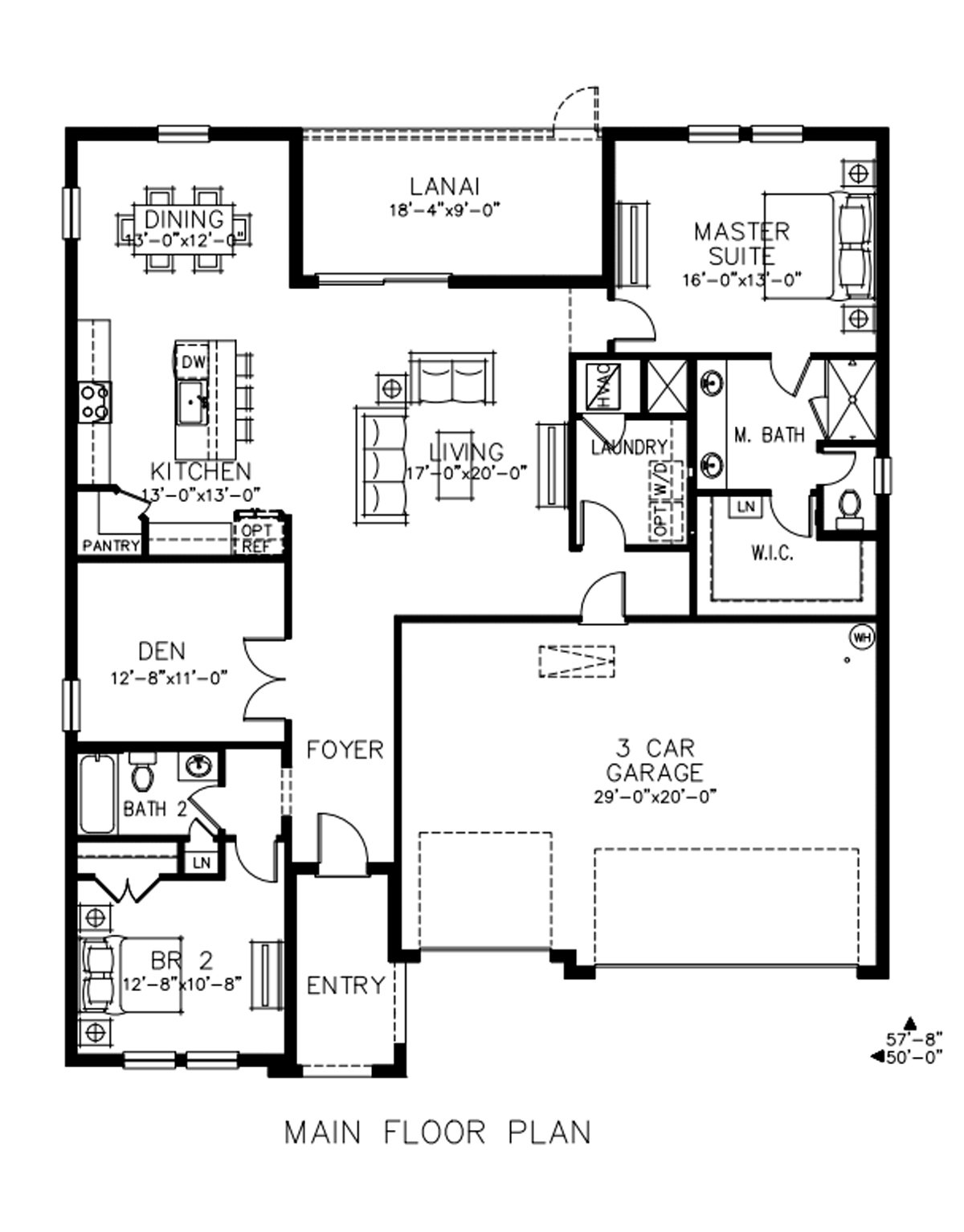 Plano de la vivienda «Palmetto»